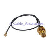 20x u.fl/IPX to RP-SMA female jack Pigtail Cable 1.13mm for PCI Wifi Card Radio