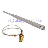 2.4GHz 5dBi Omni WiFi antenna RP SMA male for wireless router + RP SMA IPX cable
