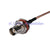 10pcs BNC plug male to BNC Jack nut bulkhead crimp RG316 pigtail cable for wifi