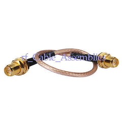 Superbat RP-SMA Jack female to RP-SMA Jack female pigtail Cable