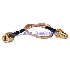 Superbat Customized RF Cable Assemblies SMA male to female pigtail Coxial Cable RG316 15cm
