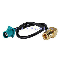 20x Radio antenna Extension cable Fakra Plug Z to SMB female right angle pigtail