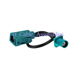 Superbat Fakra female to Fakra male RG174  Z  RF Pigtal cable 1m for wireless