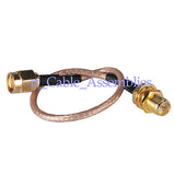 Superbat RP-SMA male to RP SMA jakc femlae pigtail cable RG316 100cm for wifi antenna