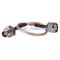 10x TNC jack female bulkhead to TNC male plug Pigtail RG316 extension cable cord