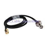 Superbat RP-SMA Plug to RP-TNC Jack pigtail Cable