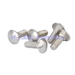 10X Stainless Steel Carriage Bolts Coach Cup square carriage bolt Screws 1/4-20