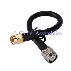 Superbat WIFI ANTENNA CABLE SMA male plug to TNC Plug Antenna Extension Cable RG58 50cm