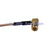 Superbat SMA female jack to SMB male RA plug right angle pigtail cable RG316