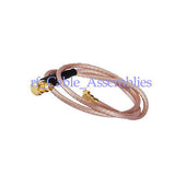 Superbat IPX/U.FL to MMCX male right angle pigtail cable RG178 15cm for Mini-PCI Componen