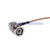 15pcs BNC male plug RA right angle to SMA male pigtail Cable RG316 for wireless