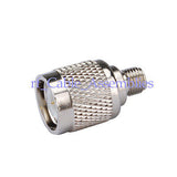 10pcs TNC male to SMA female Straight RF Coax Connector wifi D-Link 3G antenna