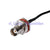 Superbat BNC female jack to MMCX male right angle pigtail cable RG174 15cm for wireless