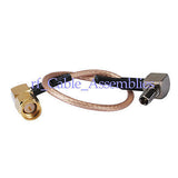 Superbat SMA male RA to TS9 Pigtail Cable RG316 for Sierra Wireless ZTE MF645 MF60 MF668