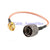 Superbat N male to SMA female bulkhead nut pigtail Cable RG316 for wireless antenna