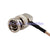 Superbat 8" BNC plug male right angle to plug RA 75ohm pigtail cable RG179 20cm wireless