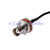Superbat BNC jack female to MS-147 male plug right angle cable jumper pigtail 3G modem