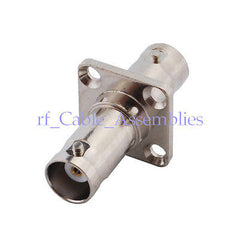 10x BNC RF adapter connector BNC female to female Panel Mount