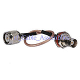 Superbat BNC jack female bulkhead O-ring to TNC male plug Pigtail Coax cable RG316 WIFI