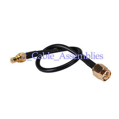 Superbat SMB male plug to SMA male ST pigtail Coxial cable RG174 for Wi-Fi Radios OEM