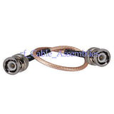 10x BNC male plug to BNC male straight extension Pigtail cable RG316 for wifi