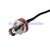 Superbat F-Type Female to BNC female bulkhead pigtail Coaxial Cable RG174 for Wireless