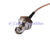 Superbat RP TNC female jack to SSMB female RA pigtail coaxial cable RG316 for Wireless
