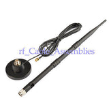 9dB 3G magnetic GSM/3G/UMTS/CDMA antenna RP SMA male with strong Magnetic Base