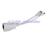 Power Over Ethernet passive POE splitter, RJ,all devices WLAN wireles 19cm