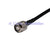 Superbat N female to RP-TNC male pigtail cable RG58 0.5M