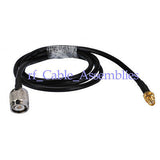 Superbat SMA female jack to TNC plug male RF connector pigtail Cable RG58 for wireless