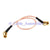 Superbat SMB plug RA to SMB plug male right angle pigtail cable RG316 15cm for wireless