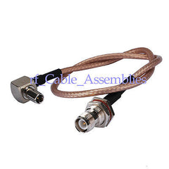 Superbat RP-TNC female to TS9 male RA RF Jumper cable Sierra Wire