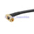 Superbat SMA Plug Right Angle to SMA Jack straight Pigtail cable