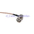 Superbat BNC male RA to BNC plug right angle pigtail coax cable RG316 50cm for 3G/4G wifi