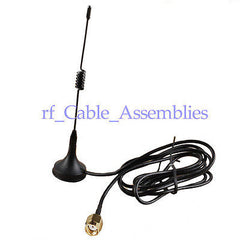 Antenna 433Mhz,3dbi RP SMA Plug straight with Magnetic base with 1.5m