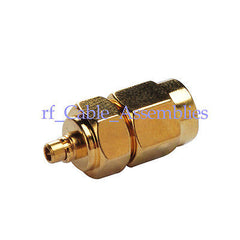 SMA-MMCX adapter SMA Plug male to MMCX male Plug straight RF Adapter connector