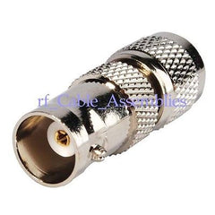 10X RF Coaxial, RF Adapter BNC Jack to Mini-UHF Plug traight adapter connector