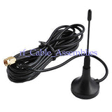 2dbi 890-960/1850-1990MHZ GSM/UTMS/GPRS/CDMA Antenne SMA-Stecker mit Magnetfuß 