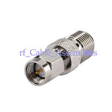 10pcs SMA Male Plug to F-Type Female jack straight RF Coax Connector Adapter