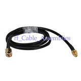 20X RF SMA male to SMA female bulkhead pigtail Cable RG58 50cm for wifi antenna