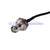 Superbat RP TNC female(plug pin) bulkhead to MMCX Jack right angle pigtail cable RG174 6