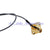 Superbat RF Pigtail Kabel IPX/u.fl auf SMA Buchse mit Flansch 4 Loch Kabel 20cm 1,13 