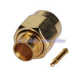 SMA Solder Plug RF Connector for .141'' Coxial Cable