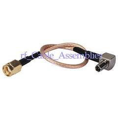 Superbat RP SMA plug to TS9 plug pigtail cable RG316/RG174 15cm