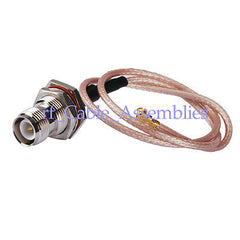 10X IPX / u.fl to RP-TNC female jack bulkhead for pigtail cable RG178 20cm wifi