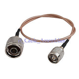 Superbat N plug to RP-TNC plug pigtail cable RG316