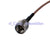 Superbat Mini-UHF male plug to RP-TNC male jack adapter Pigtail cable RG316 wireless