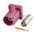 Superbat Fakra crimp Plug RF connector Key Code H Violet for GPS