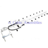 Superbat 1,2 GHz 12DBi GSM Yagi Richtantenne 1200MHz mit N-Buchse 